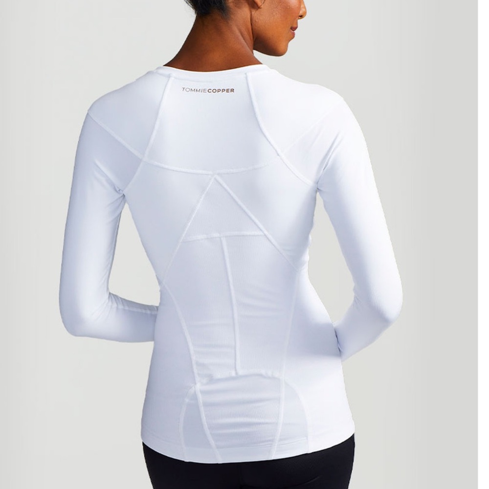 Tommie Copper Women's White Compression Bodysuit - Picture 1 of 3
